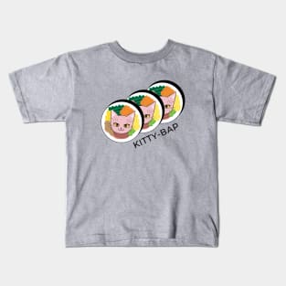 Kitty-bap Kimbap Gimbap Cat Kids T-Shirt